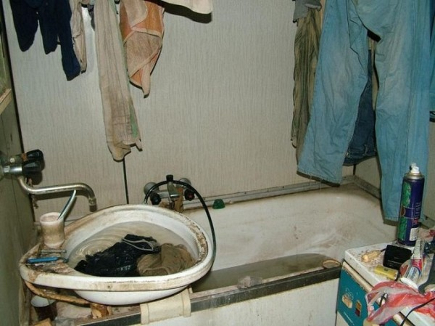 ванная комната в бедной квартире фото