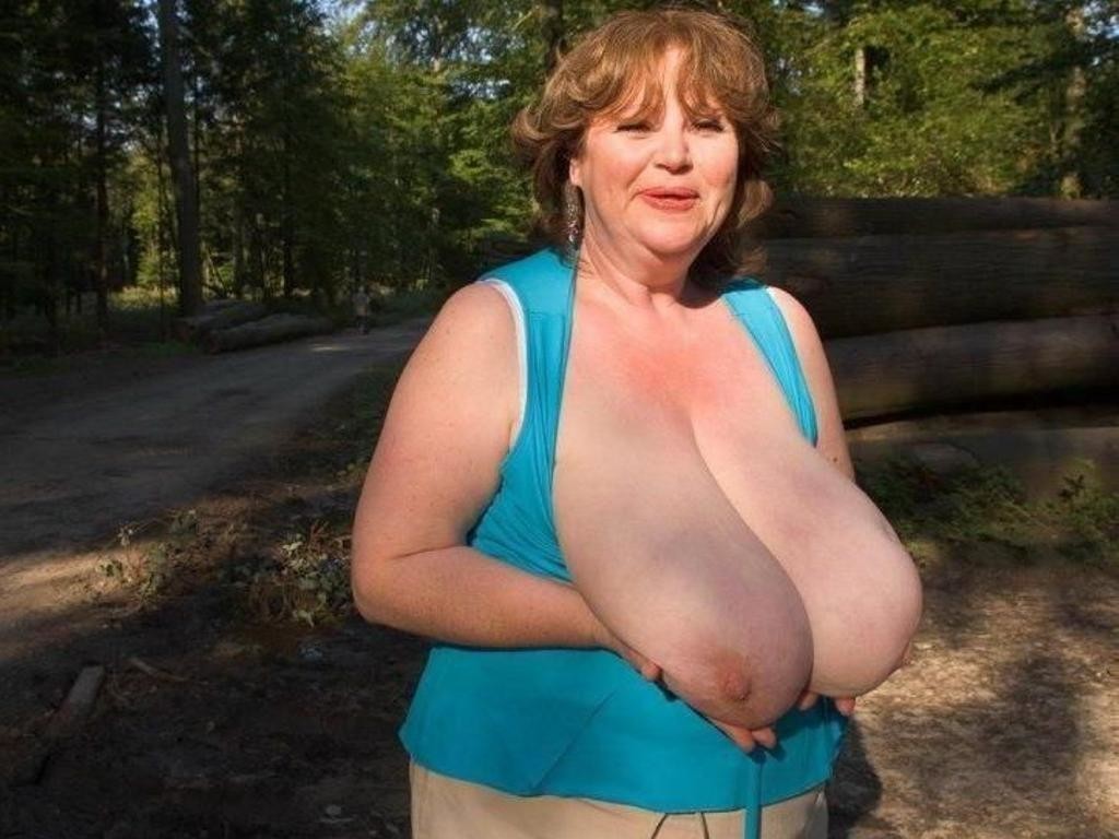 Huge saggy fat tits