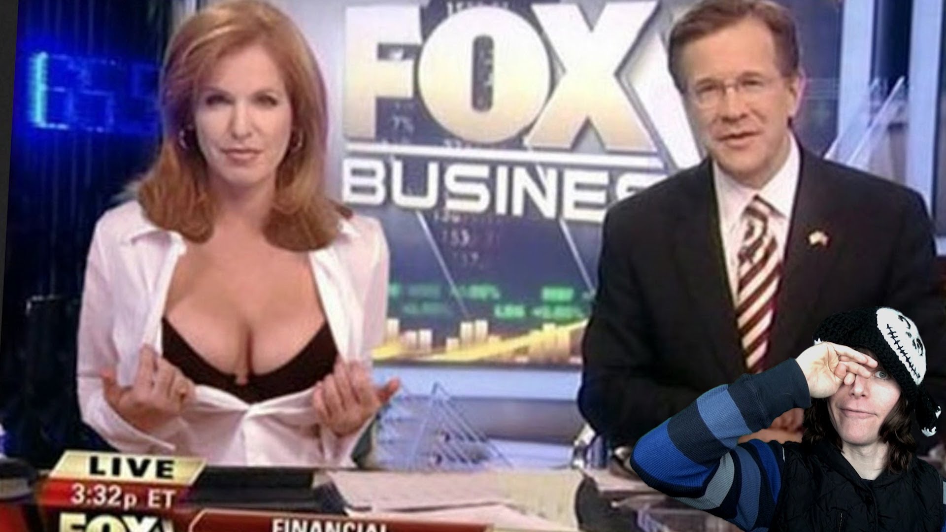 Fox reporter shows boobs