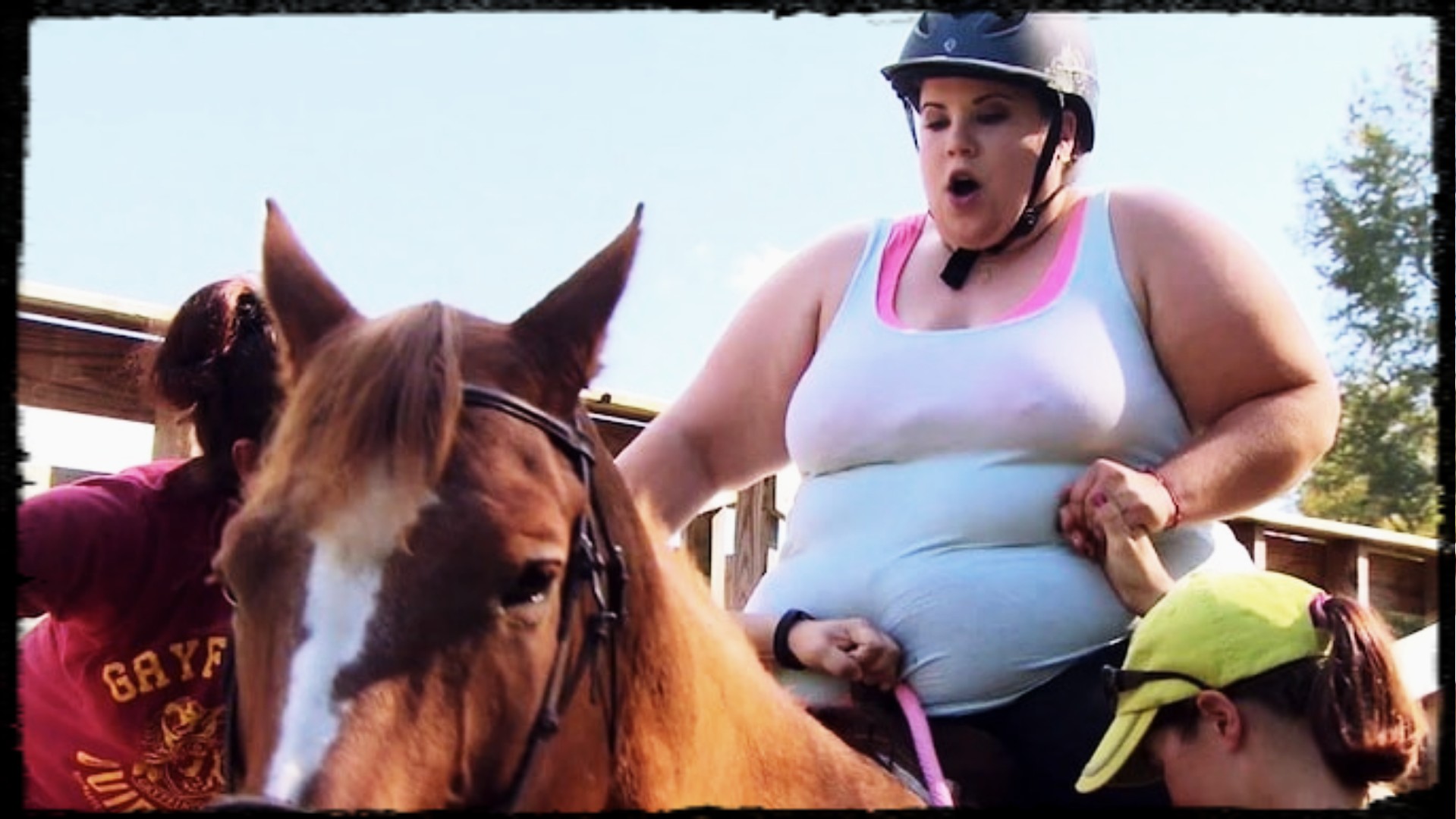 Fat females ride cock
